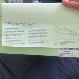 REAL Off White “Vans” AUTHENTIC. Verified. Size 37 so a 7 TRUE to size